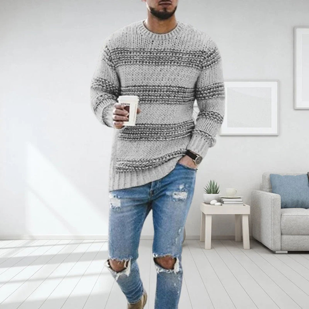 Men's Chunky Knit Scandinavian Chic Sweater