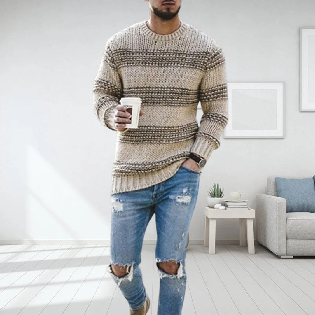 Men's Chunky Knit Scandinavian Chic Sweater