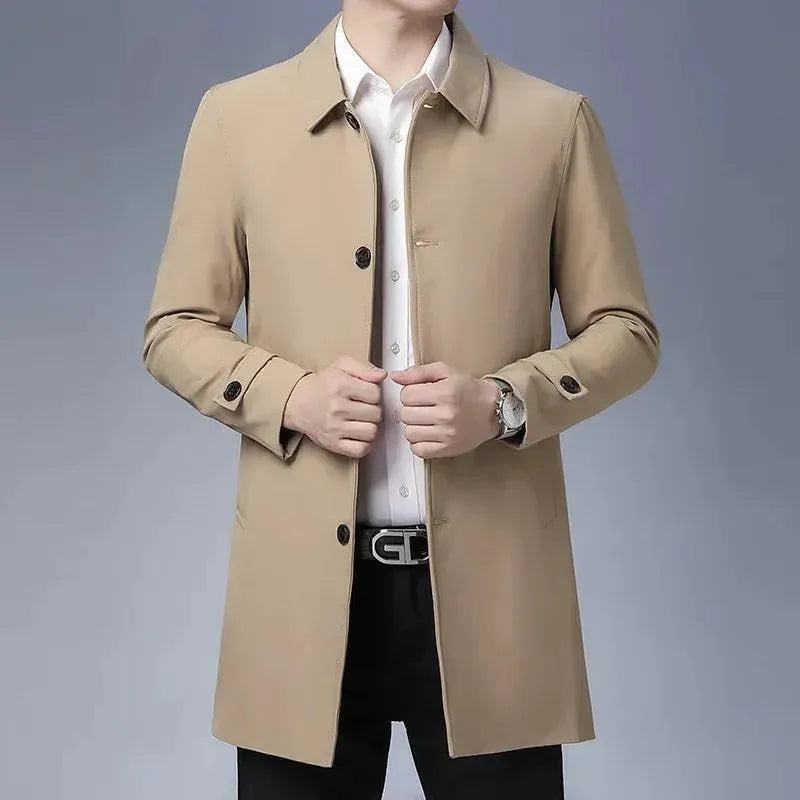 Men's Car Coat Classic Snap Button