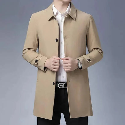 Men's Car Coat Classic Snap Button