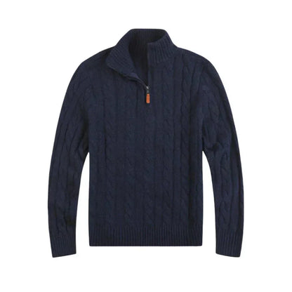 Eleganter Kabelpullover Herren Classic Style