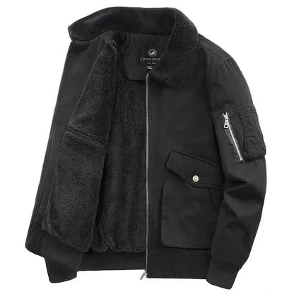 Herren Winterjacke Fleece Klassisch Warm - IdealeKleiden