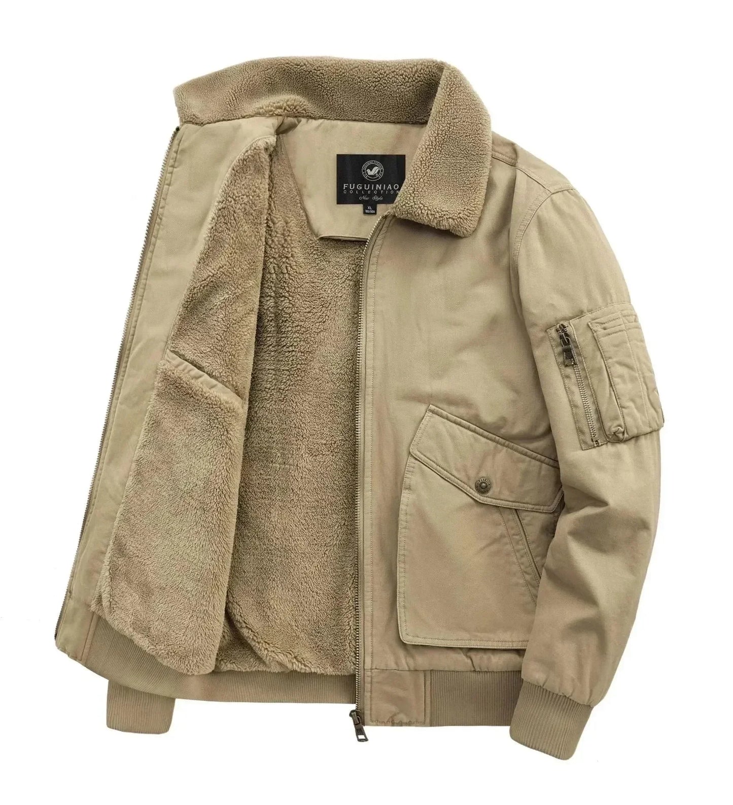 Men's Winter Jacket Fleece Classic Warm