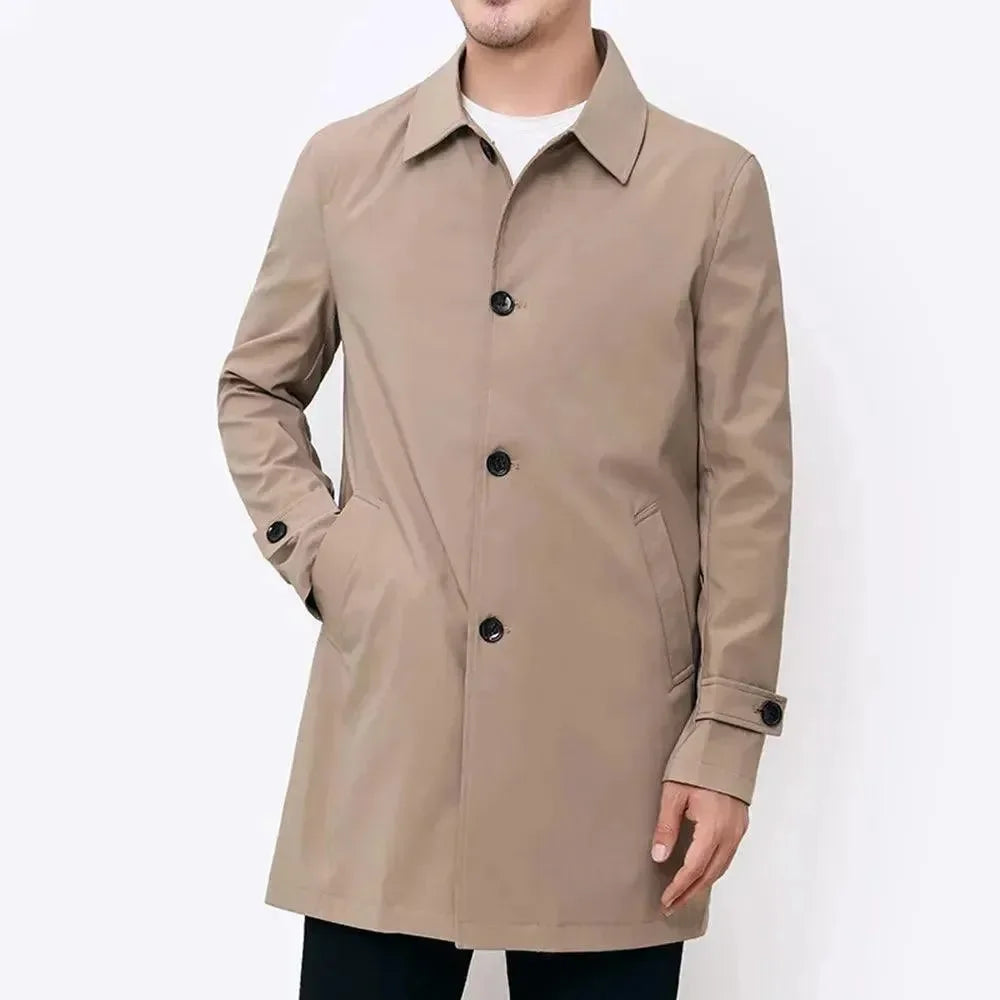Men's Classic Elegant Trench Coat