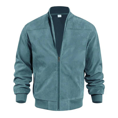 Männer Lederbomberjacke Leicht & Elegant - IdealeKleiden