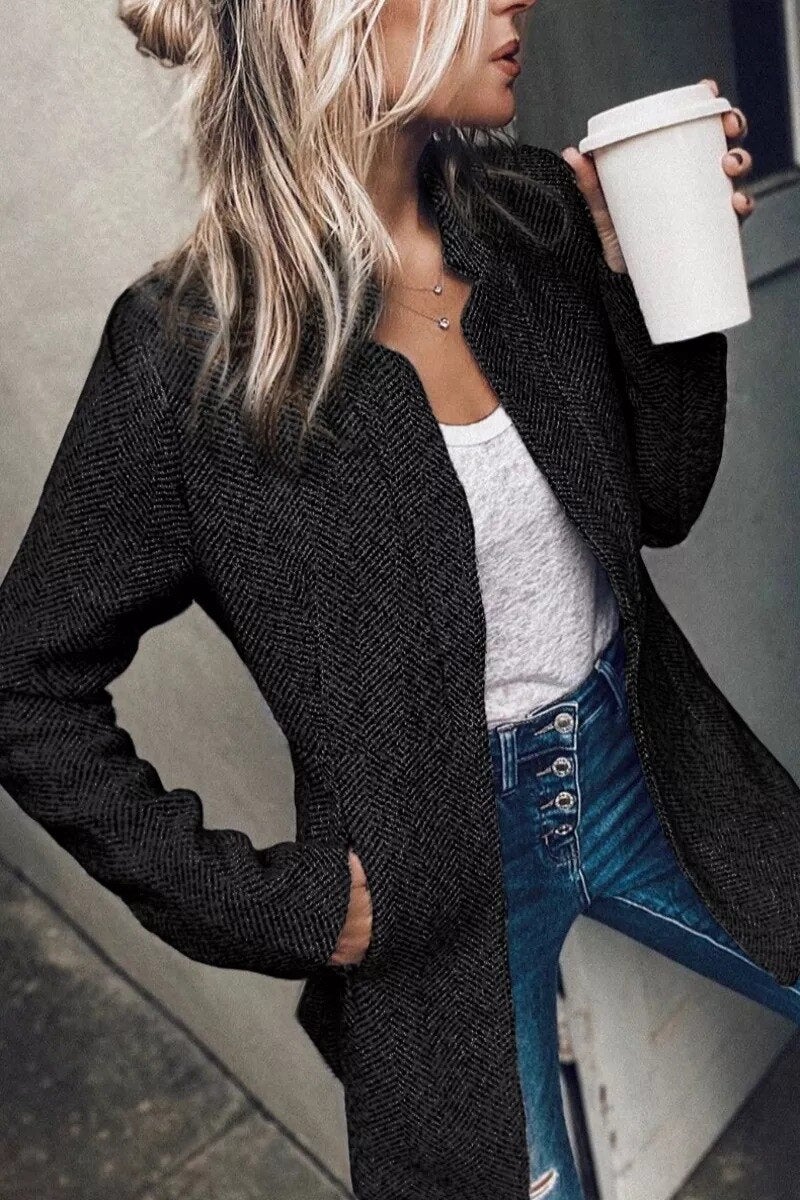 Tweed Jacket Elegant Comfortable
