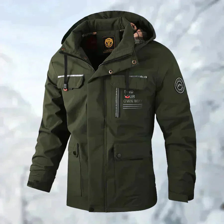 Waterproof Outdoor Jacket Titanium Black