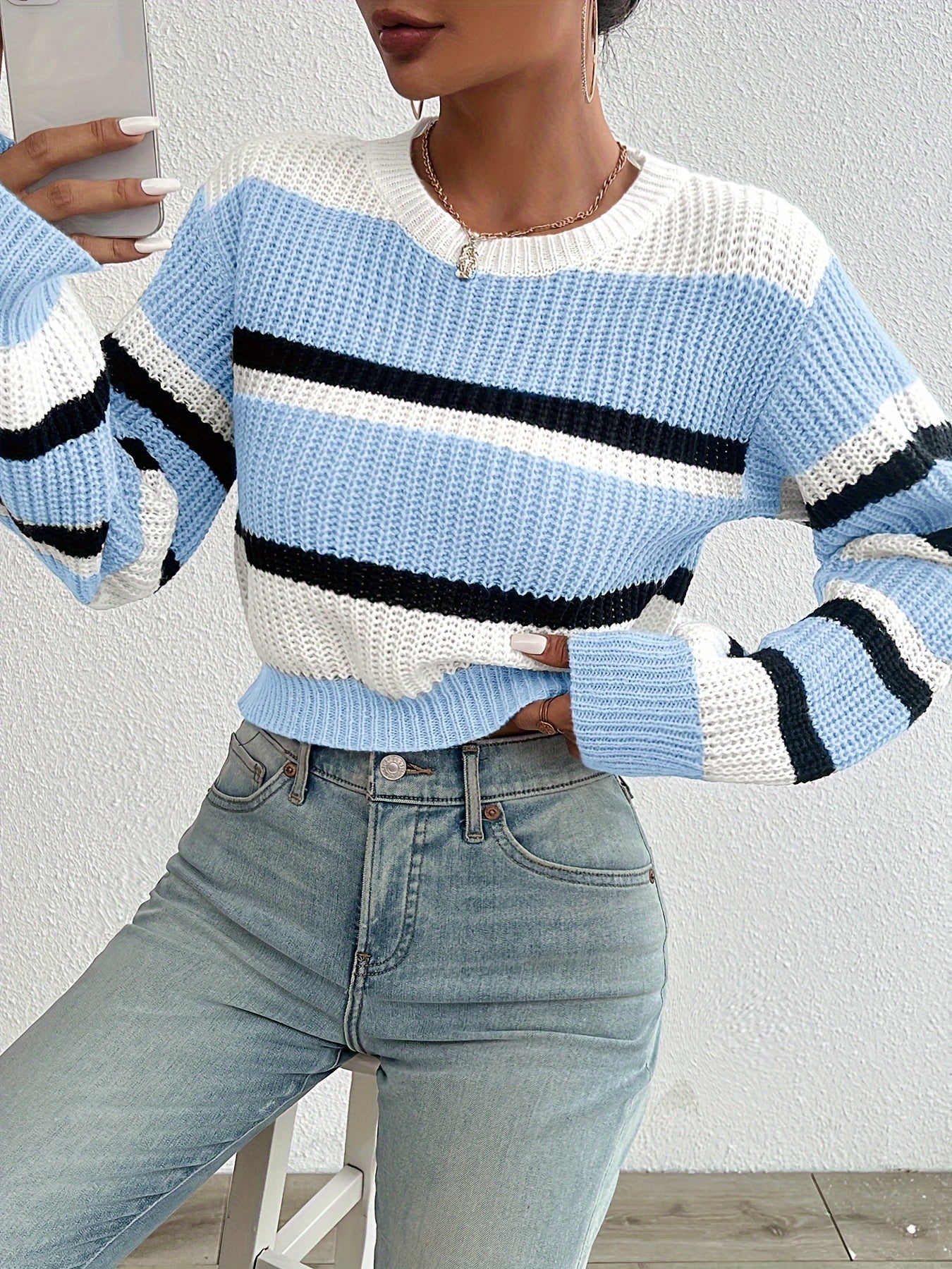 Soft Knit Sweater Comfortable Stylish