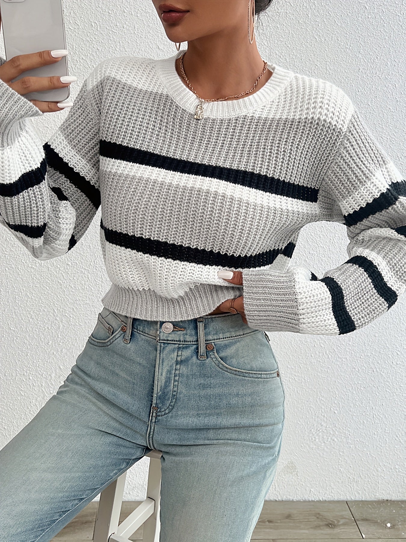 Soft Knit Sweater Comfortable Stylish