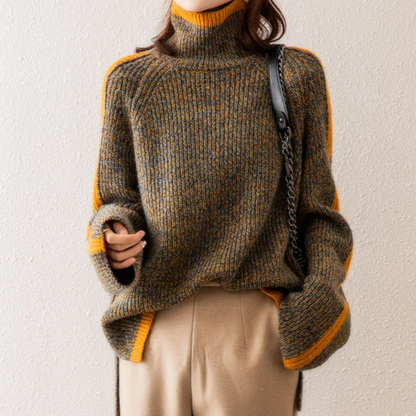 Soft Women's High-Neck Sweater Comfortable