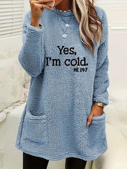 Cozy Fleece Sweatshirt with Cool Design