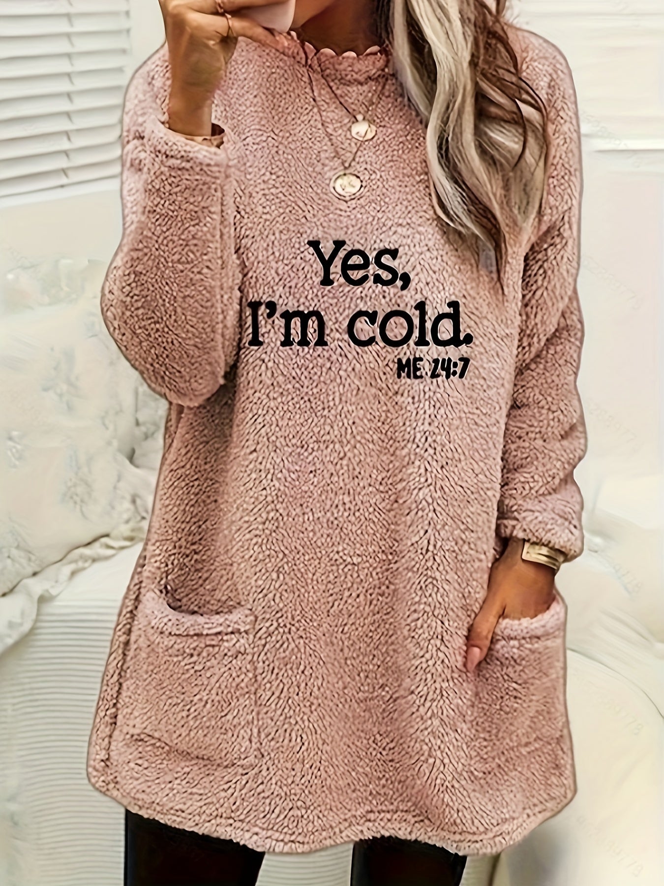 Cozy Fleece Sweatshirt with Cool Design
