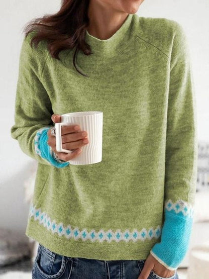 Soft Women's Sweater Green Comfortable