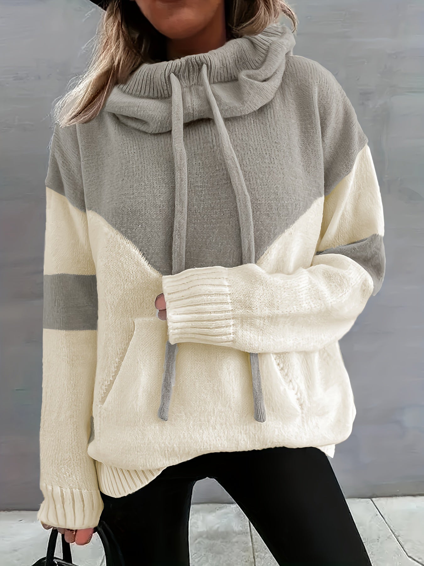 Bequemer Hoodie mit Kordelzug