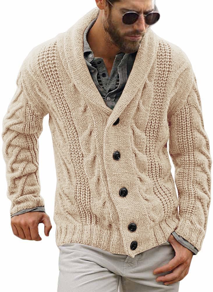 Comfortable Men's Modern Cardigan