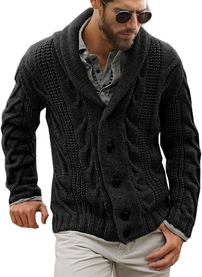 Comfortable Men's Modern Cardigan