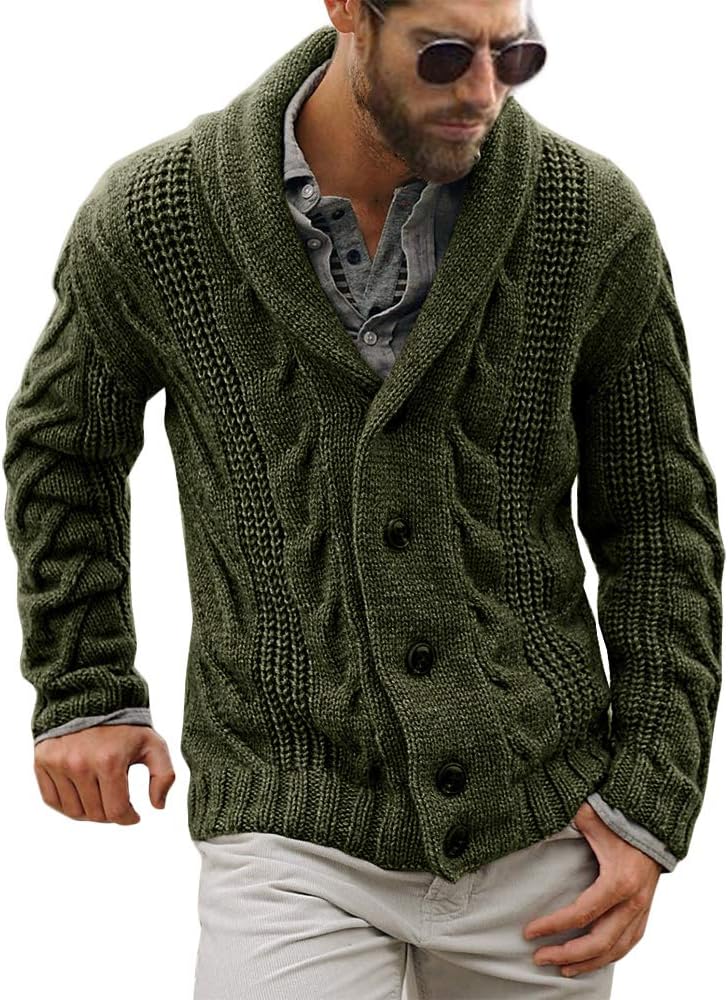 Comfortable Men's Modern Cardigan