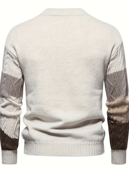Bequemer Strickpullover Männer Modern - IdealeKleiden
