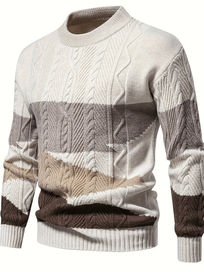 Bequemer Strickpullover Männer Modern