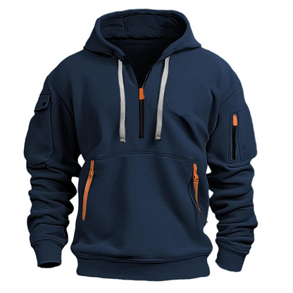 Bequemer Herren Hoodie Komfort Pullover - IdealeKleiden