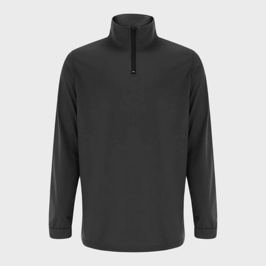 Bequemer Herren Pullover Mit Reißverschluss - IdealeKleiden