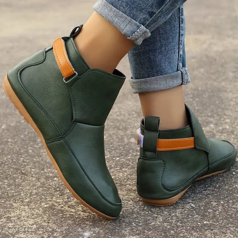 Bequeme Damen Stiefel Comfort Schuhe - IdealeKleiden