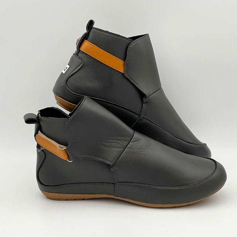 Bequeme Damen Stiefel Comfort Schuhe