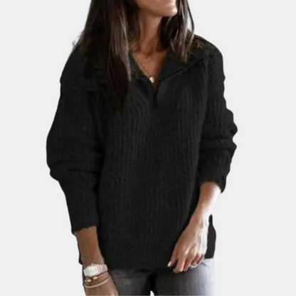 Women's Comfortable Half-Zip Sweater