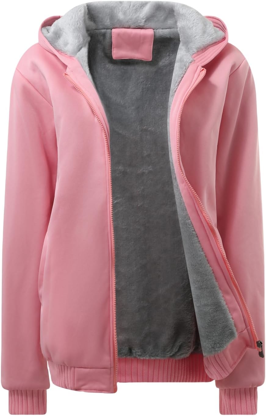 Women's Winter Jacket Comfortable Fleece Warm