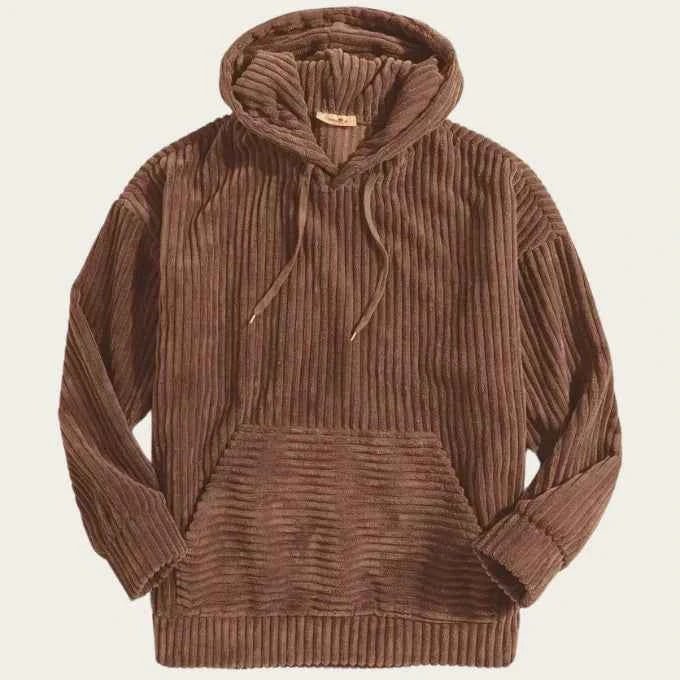 Men's Corduroy Jacket with Hood