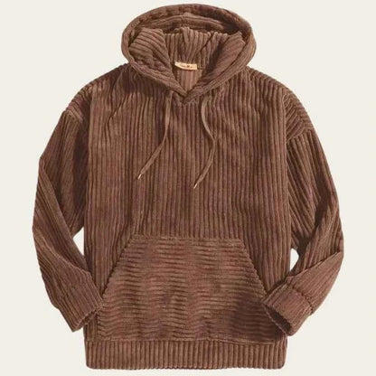 Men's Corduroy Jacket with Hood