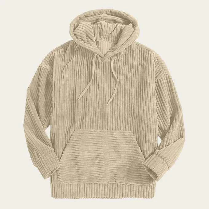 Men's Corduroy Jacket with Hood