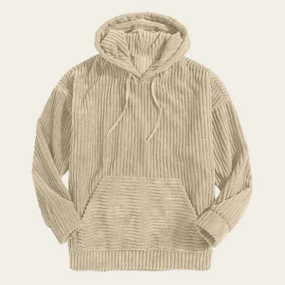 Men's Corduroy Jacket with Hood