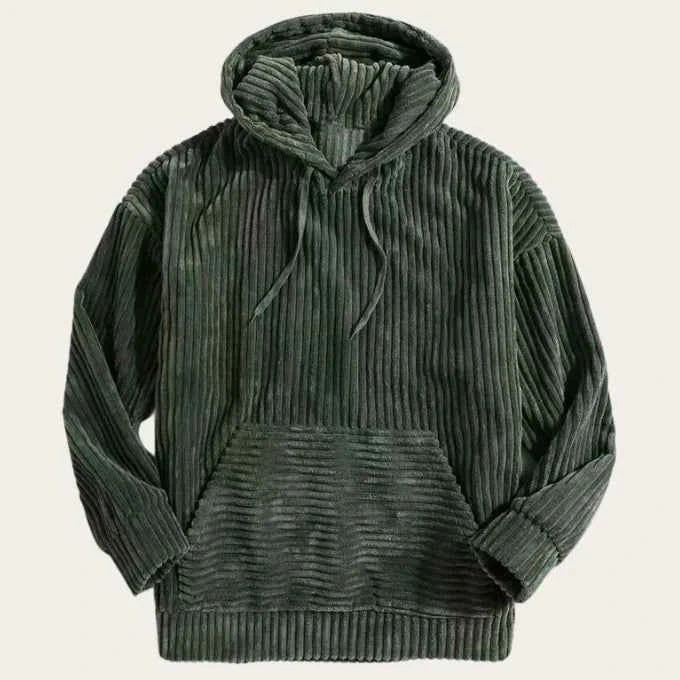 Men's Corduroy Jacket with Hood