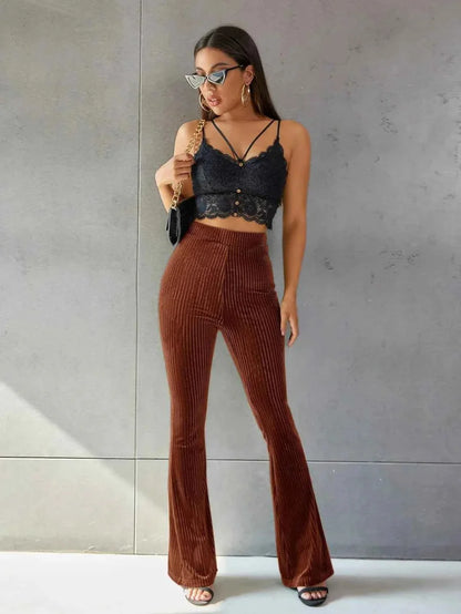 Comfortable Corduroy Trousers Relaxed Fit