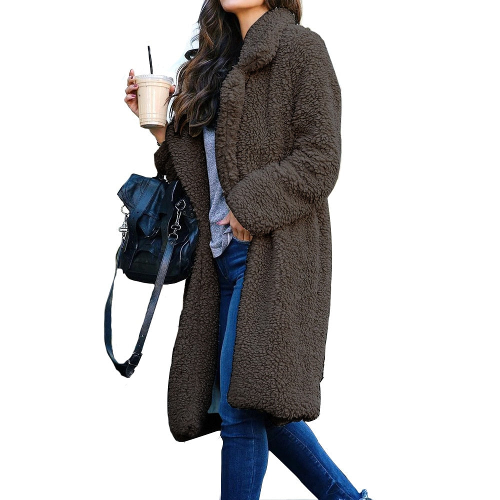 Soft Teddy Jacket for Women Warm