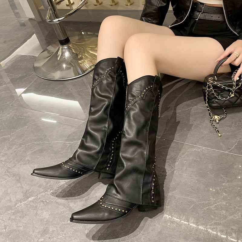 Women's Knee-High Western Boots