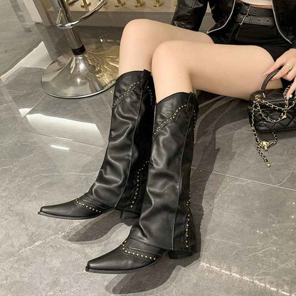 Women's Knee-High Western Boots