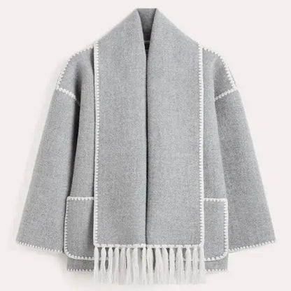 Elegant Women's Shawl Collar Jacket Style