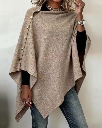 Stylish Asymmetrical Modern Cape Jacket