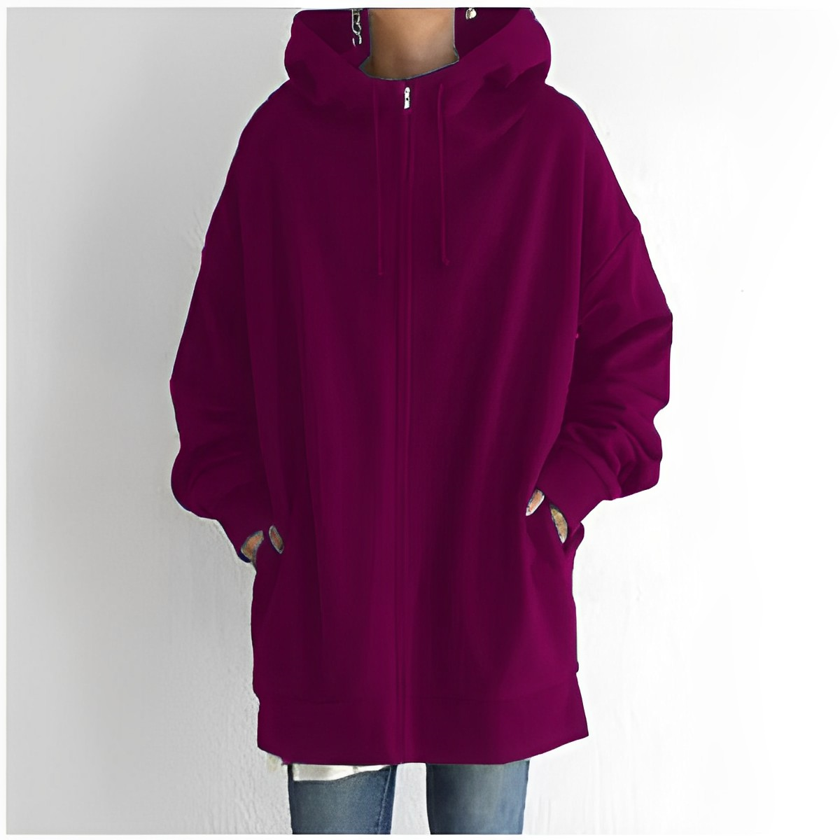 Damen Hoodie Selbstbewusst Stil