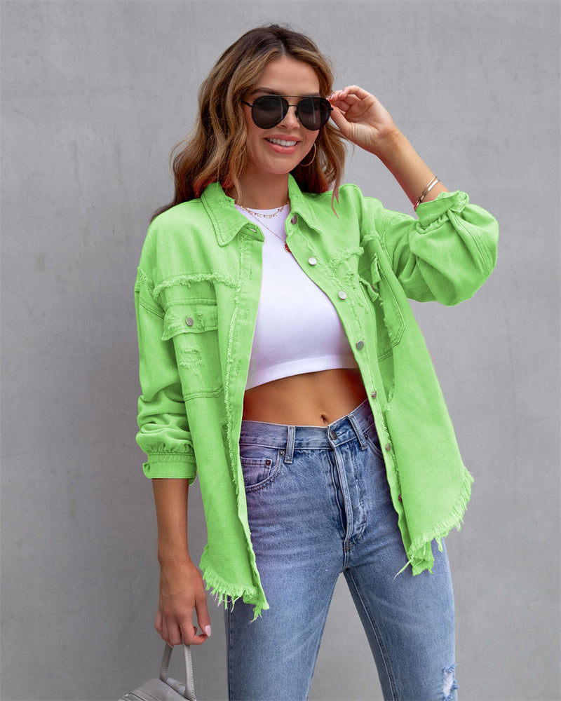Stylish Denim Jacket Elegant & Casual