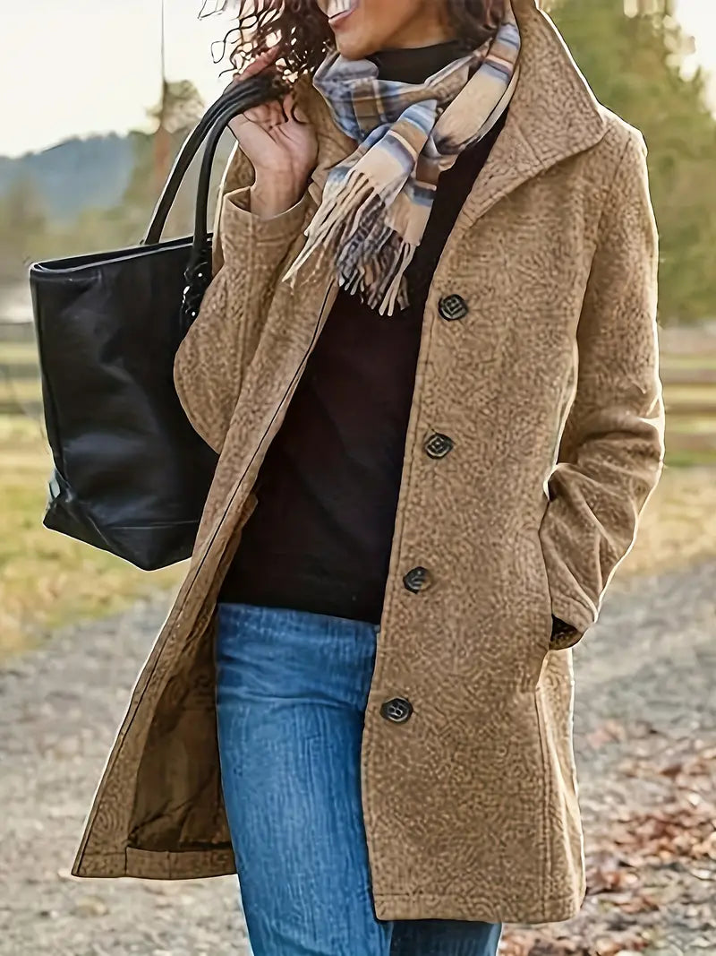 Warm Winter Dress | Double Weave Women's Coat