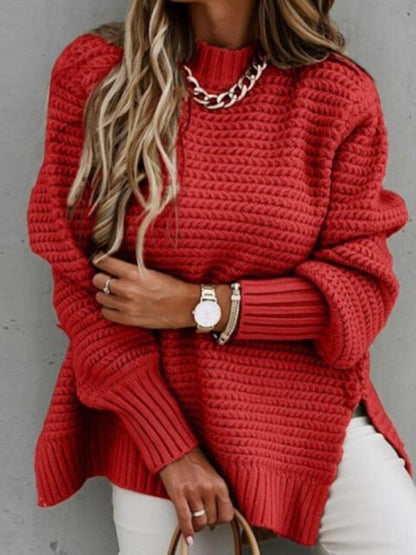 Soft Knit Dress | Women's Elegant Cut Sweater