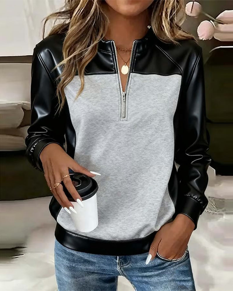 Classic Modern Zip Sweatshirt