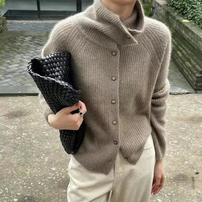 Women's Scarf-Sweater Turtleneck Style