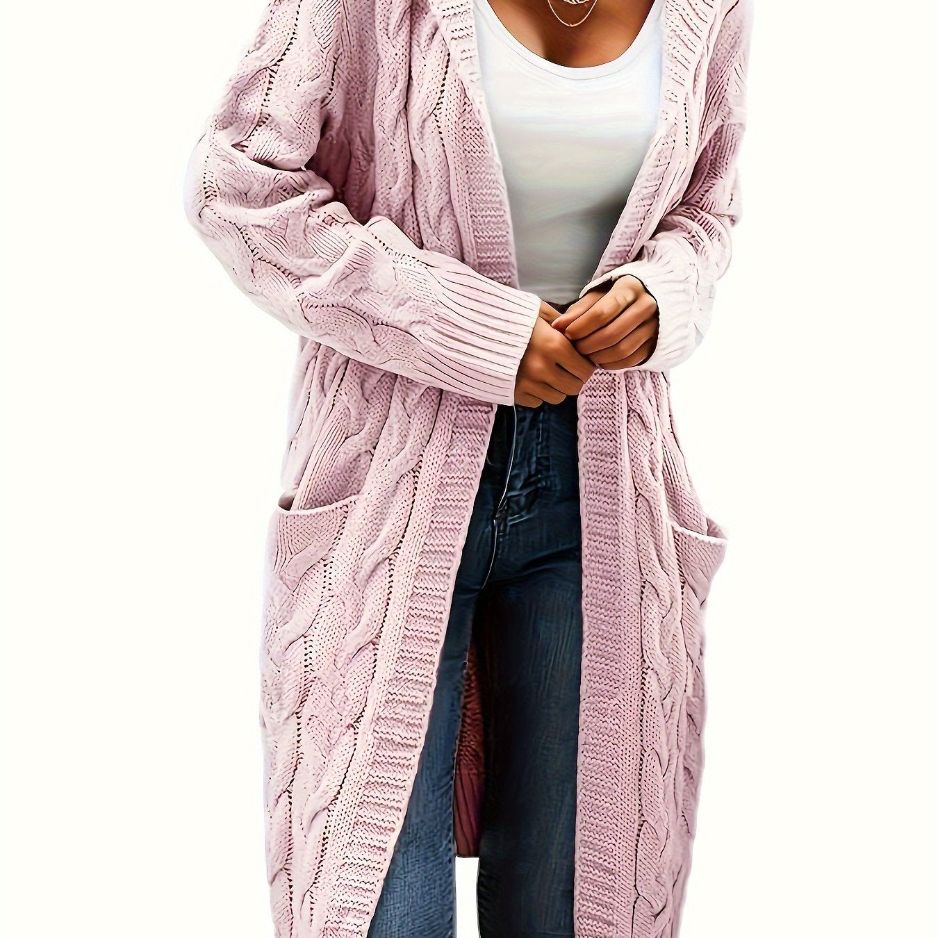 Women's Long Elegant Hooded Jacket