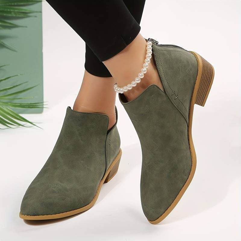 Stilvolle Knöchelstiefel Damen - IdealeKleiden