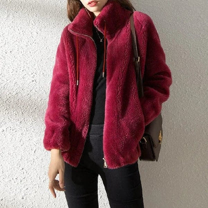 Women's Winter Jacket Zipper Modern