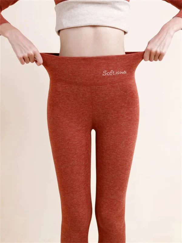 Women's Winter Fleece Trousers - Warm Body-Hugging Leggings